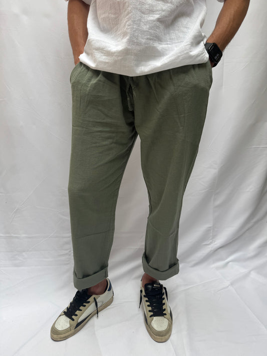 Pantalone Paolo lungo 100% lino