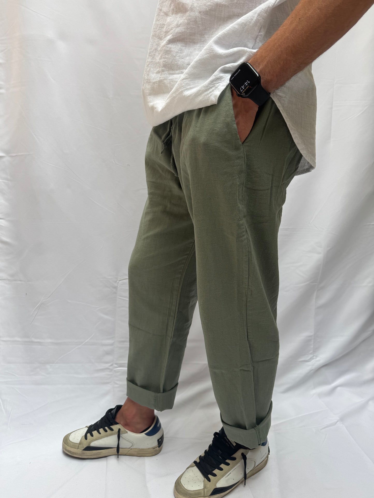 Pantalone Paolo lungo 100% lino