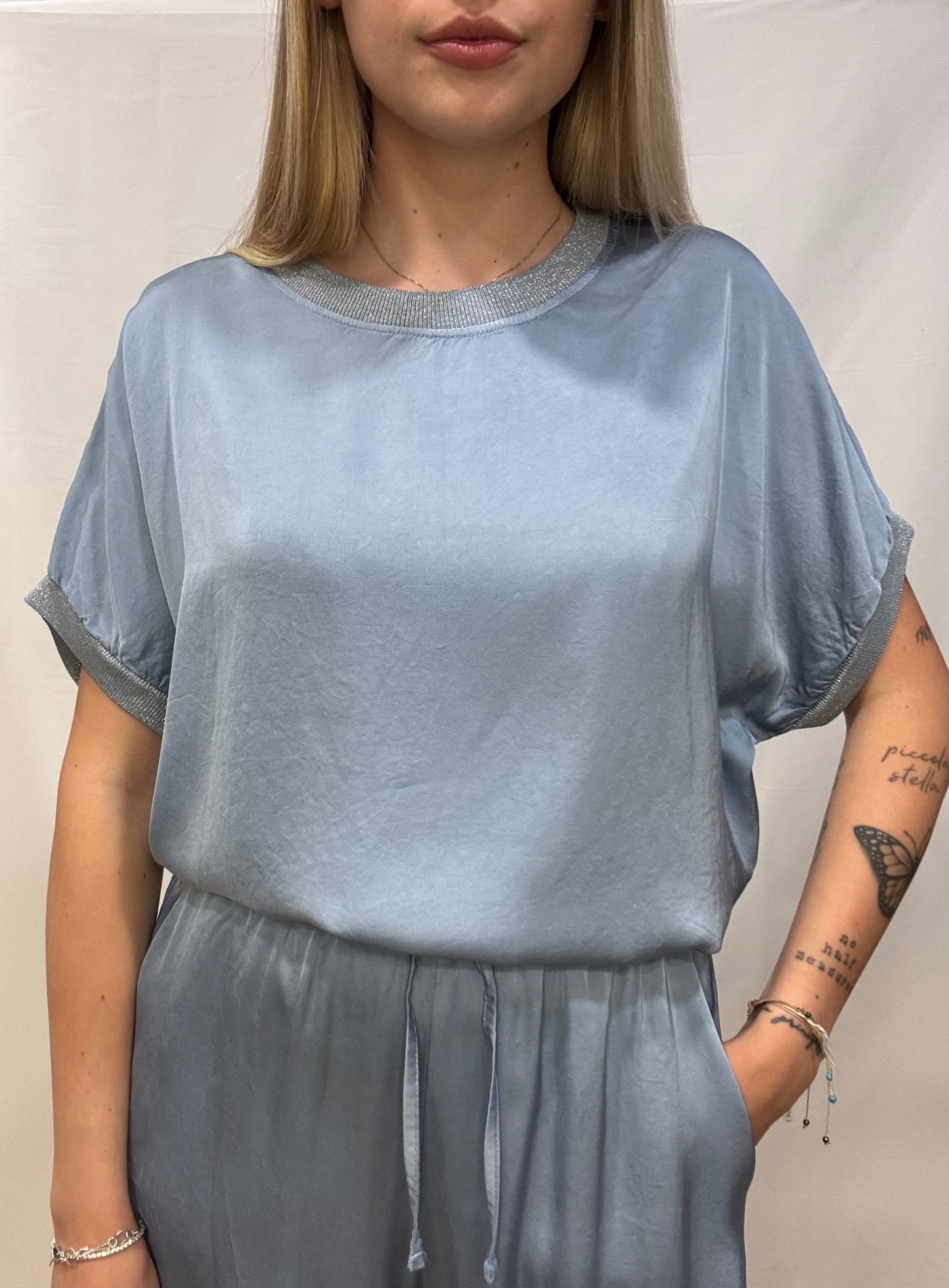 Blusa Amelia viscosa/lurex