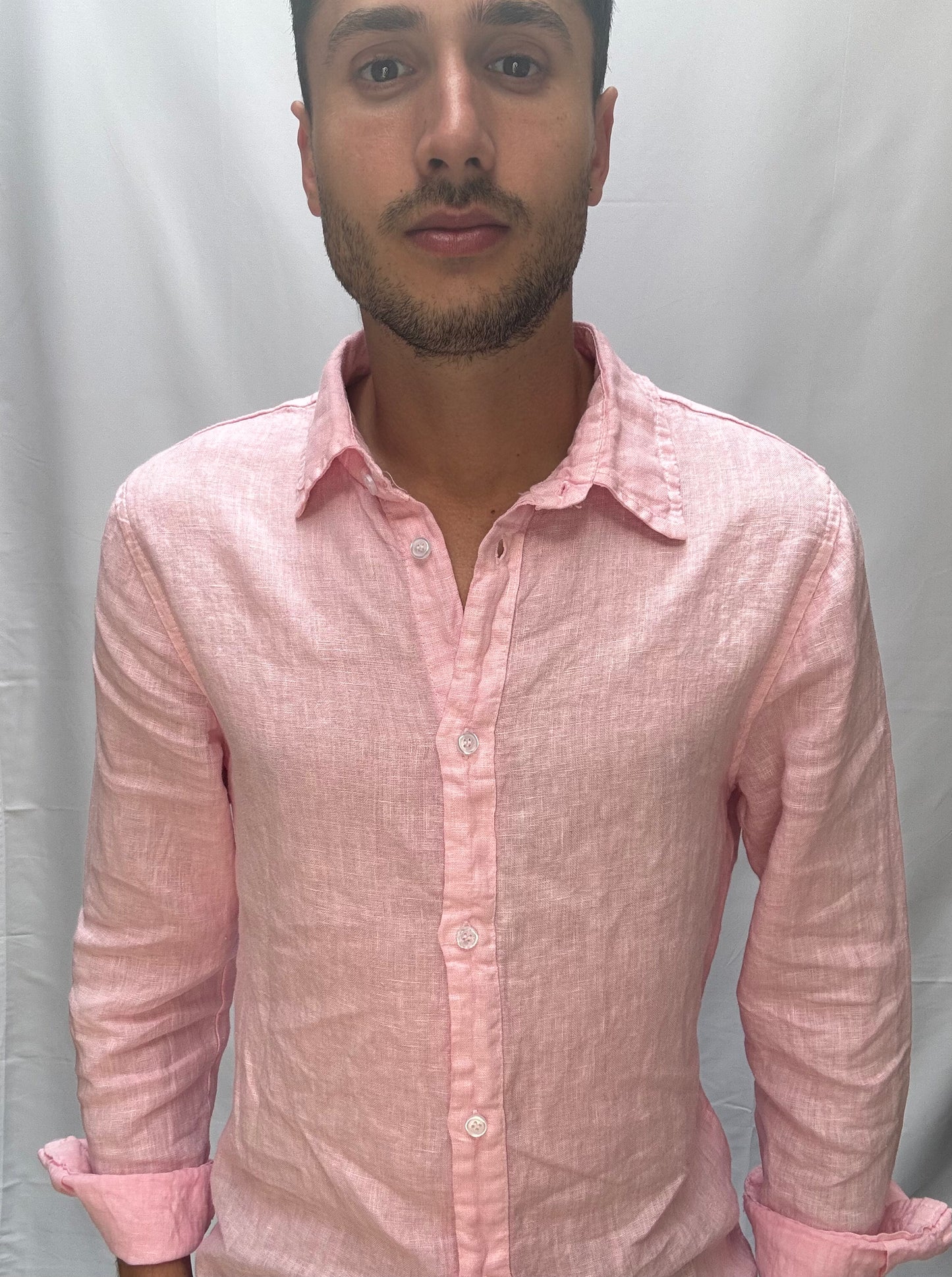Camicia Giacomo 100% lino manica lunga