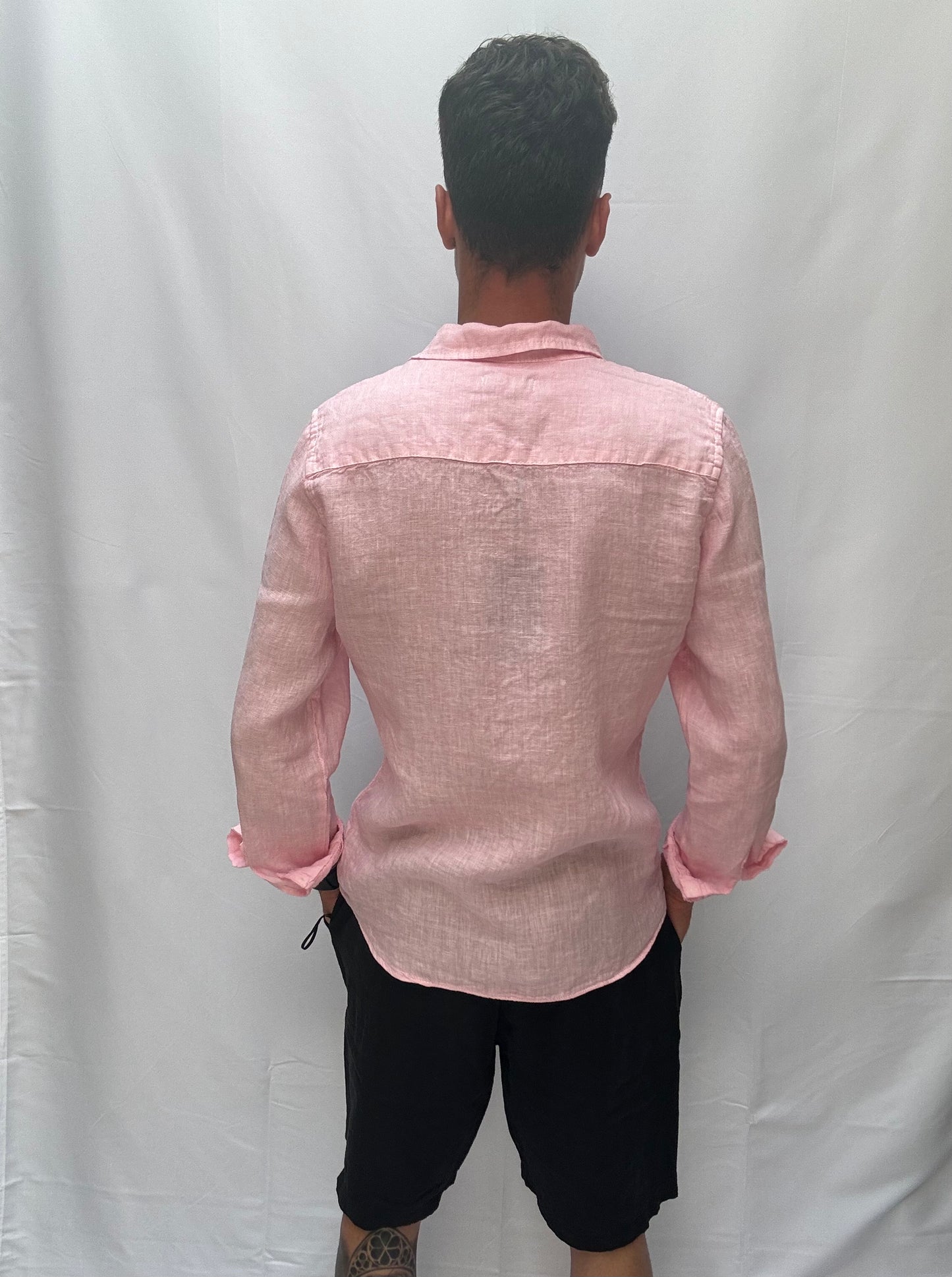 Camicia Giacomo 100% lino manica lunga