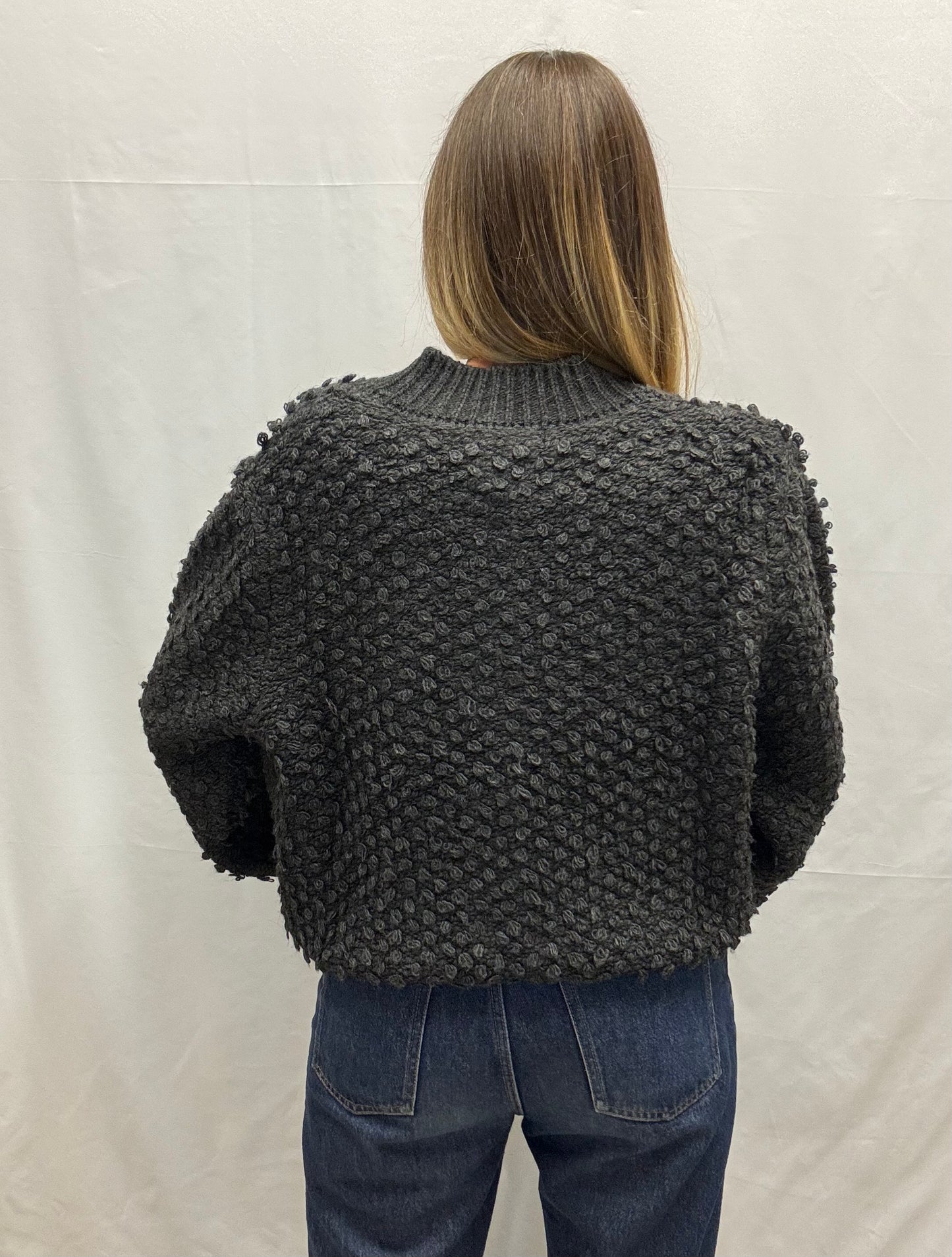 Cardigan Buccola Misto Alpaca Venere