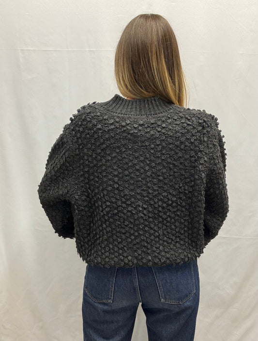 Cardigan Buccola Misto Alpaca Venere