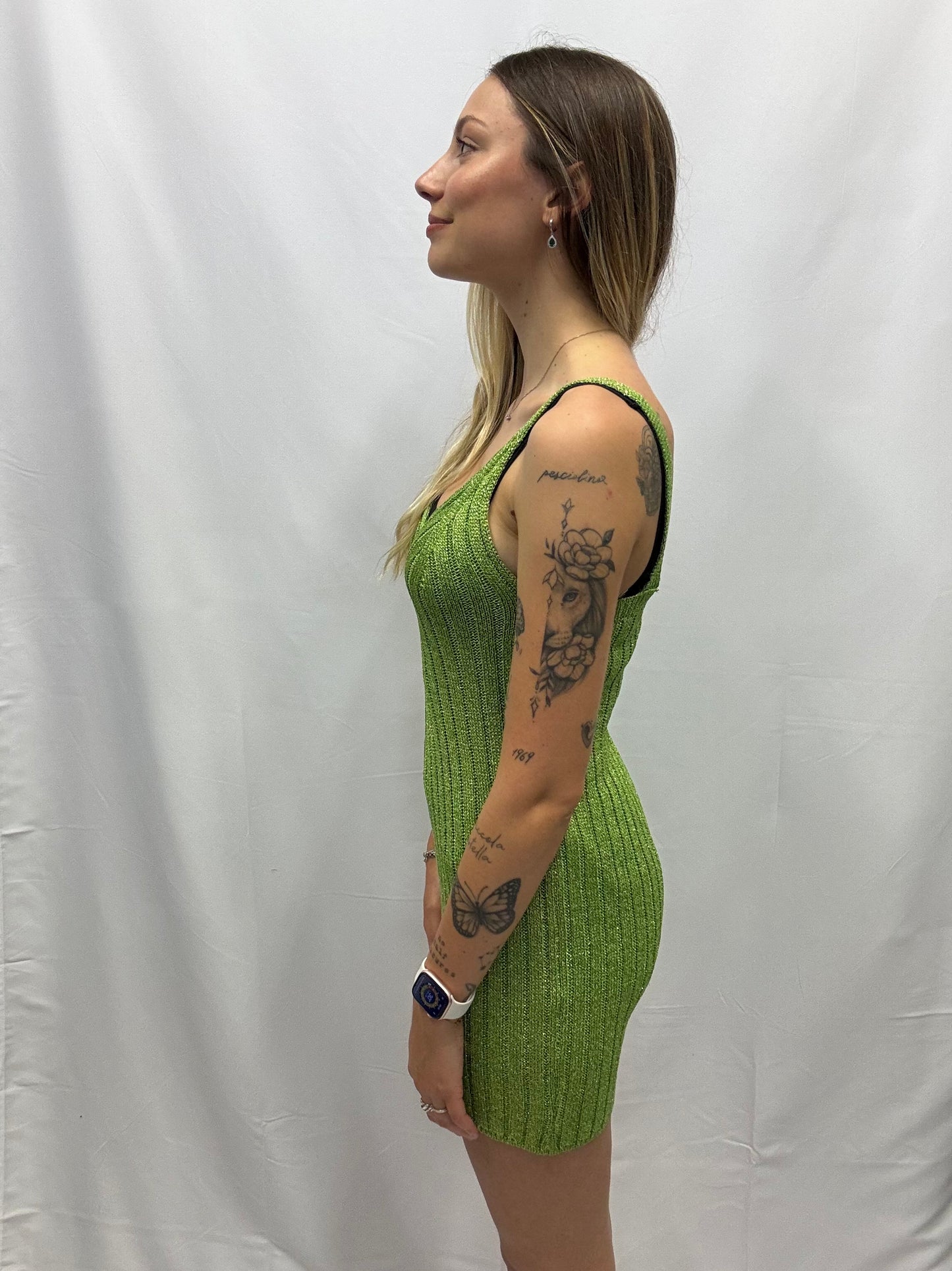 Copricostume Elisa Lurex corto