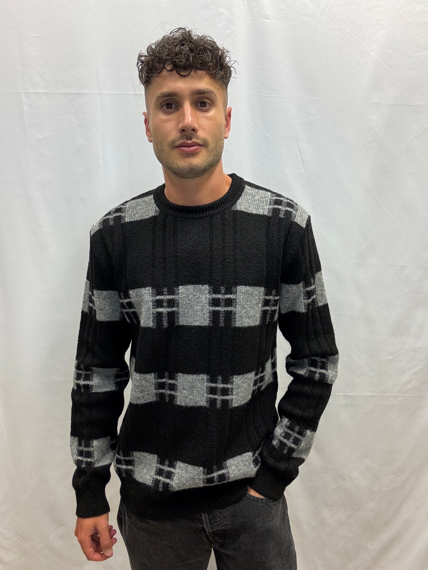 Maglia Gabriele quadrati