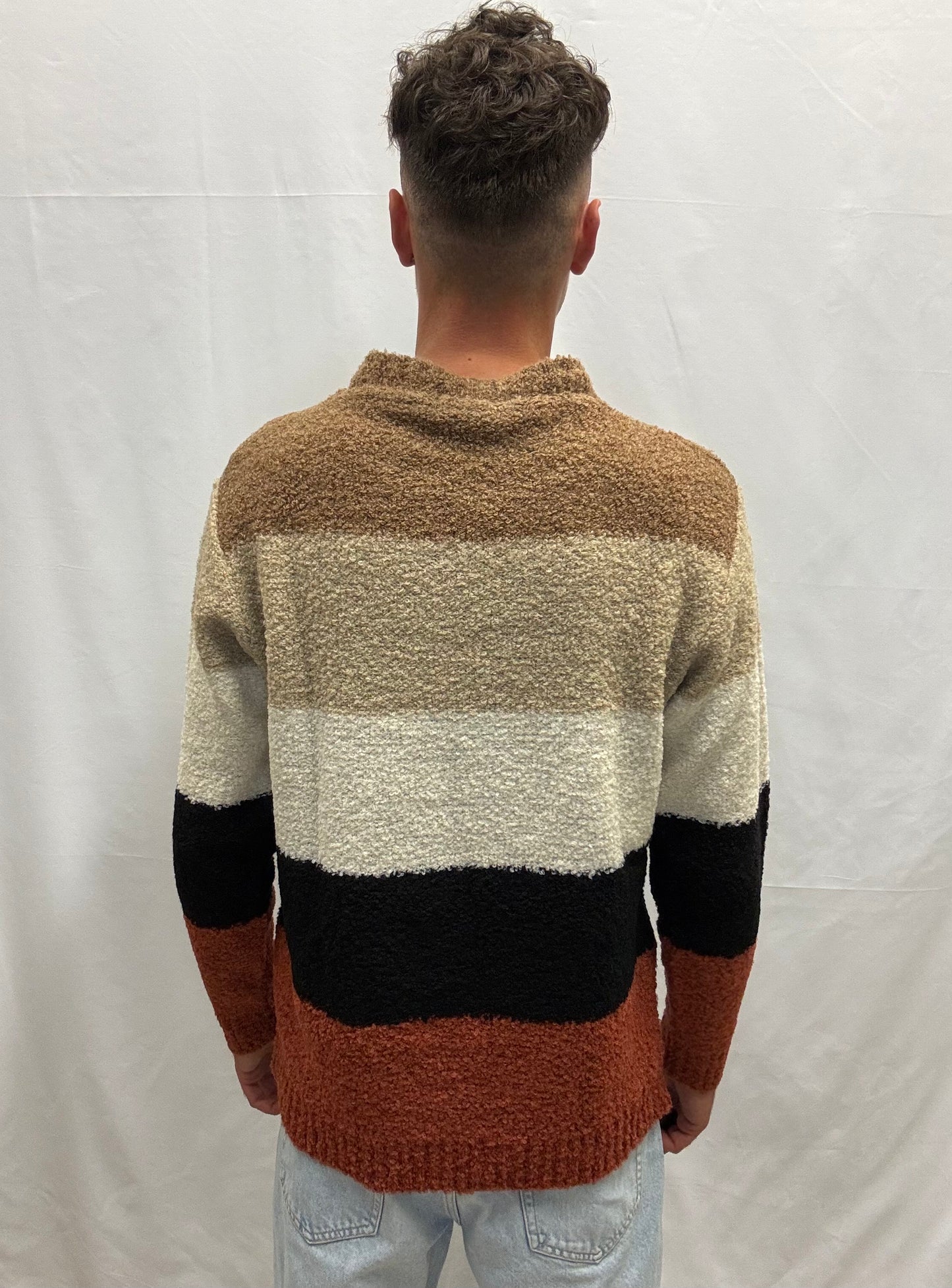 Maglia Bouclè Righe Cesare