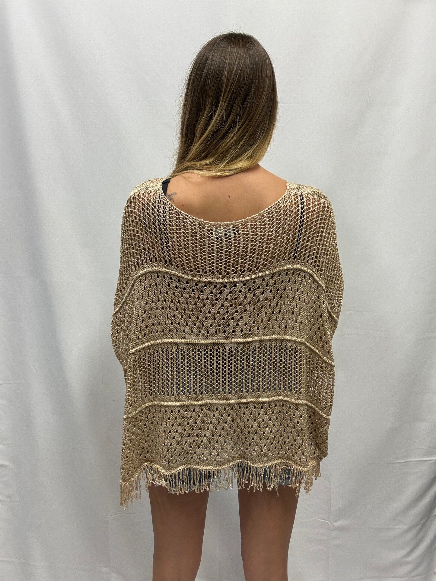 Maglia Dora traforata Lurex