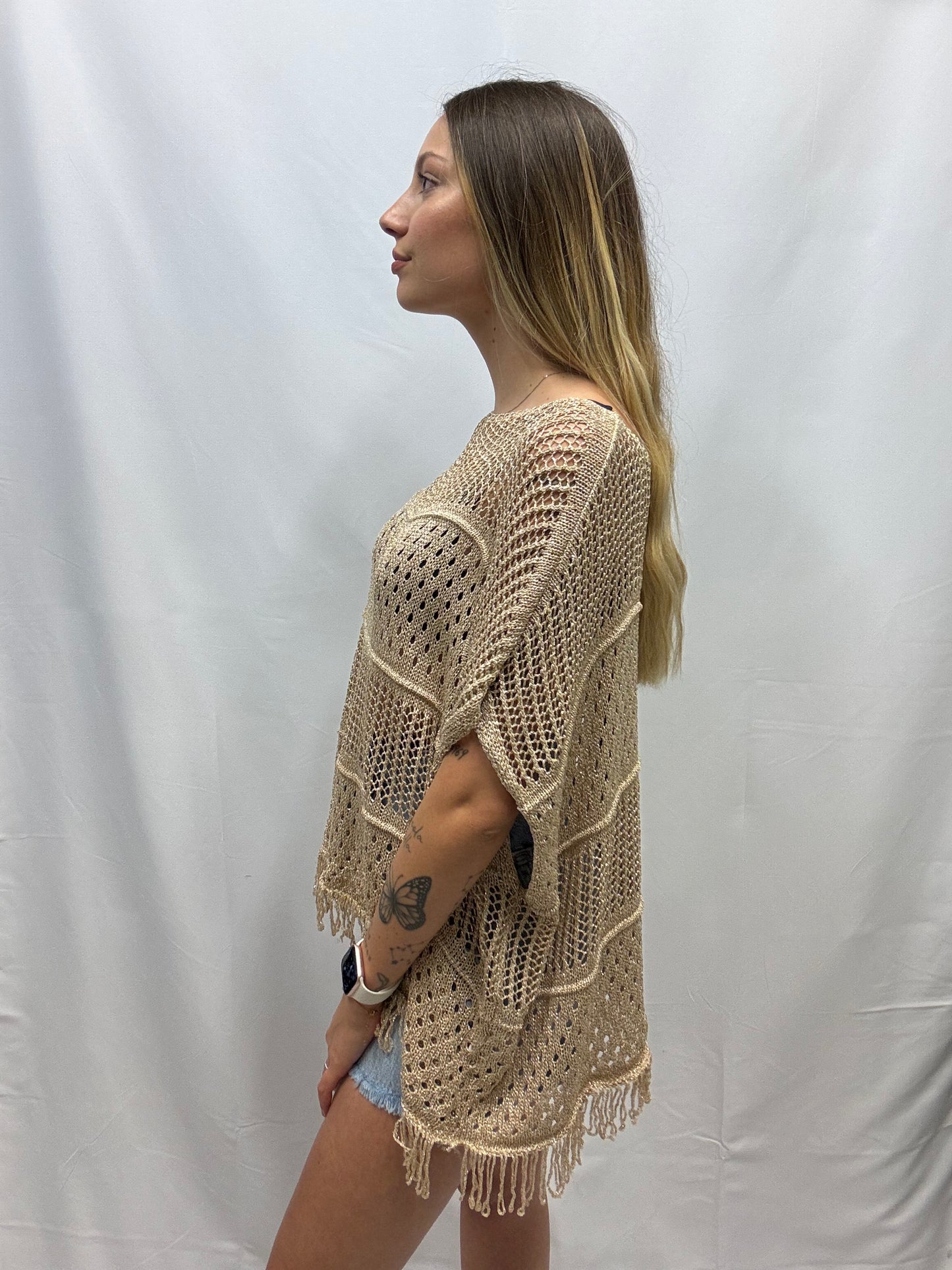 Maglia Dora traforata Lurex