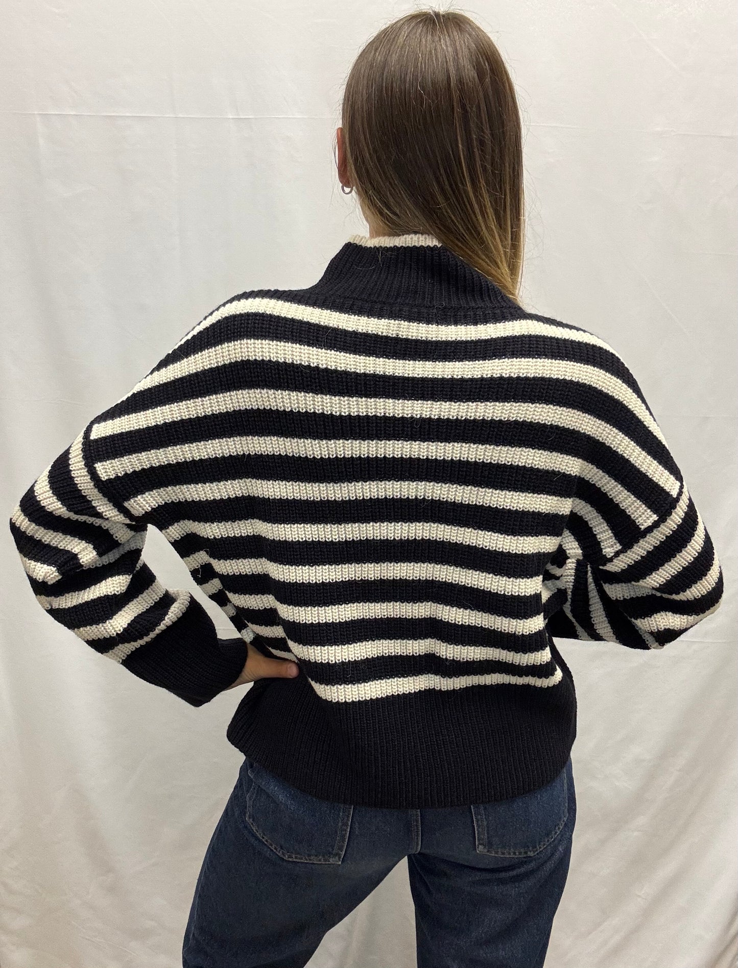 Maglia Righe Misto Alpaca Roberta