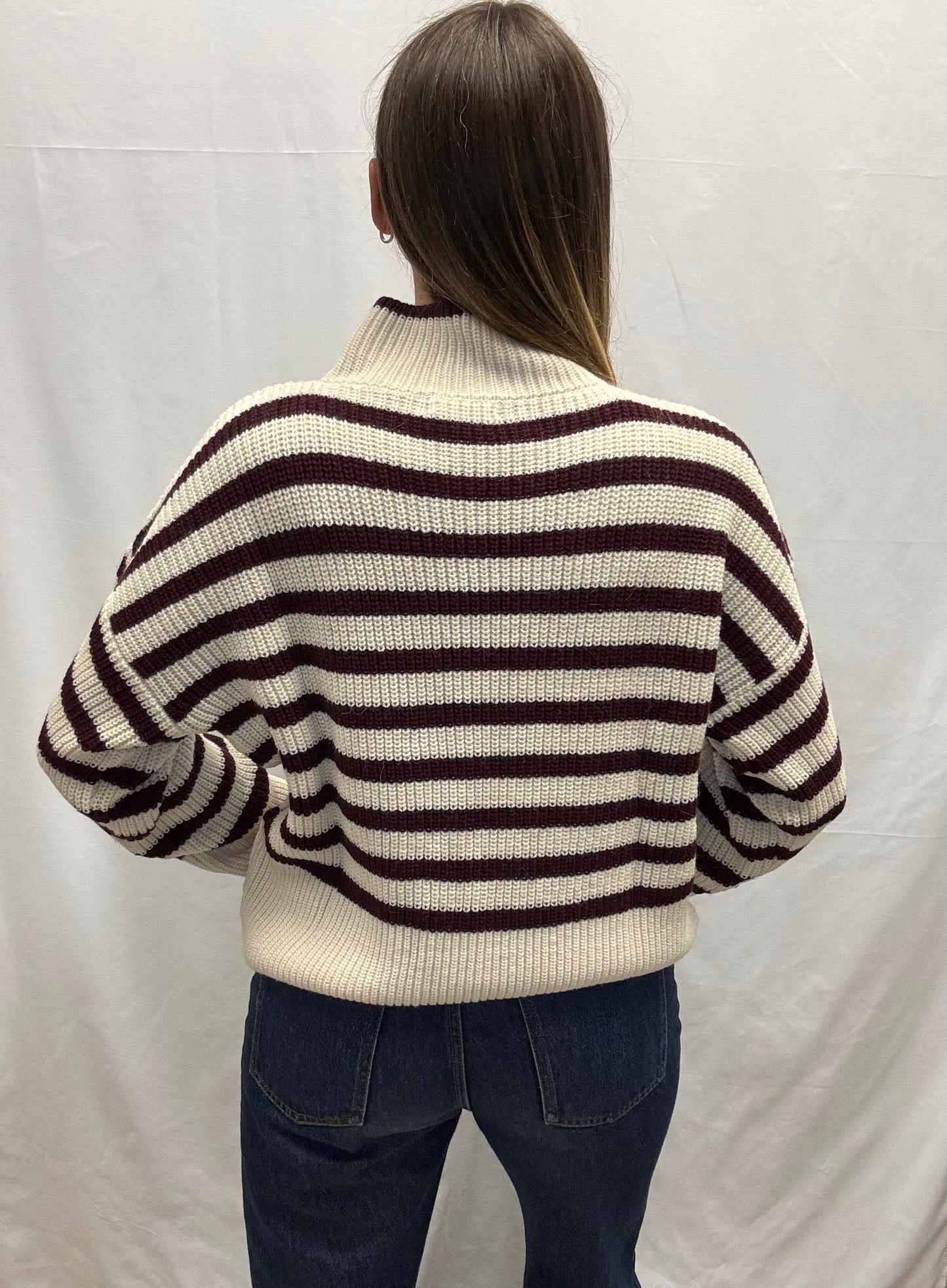 Maglia Righe Misto Alpaca Roberta