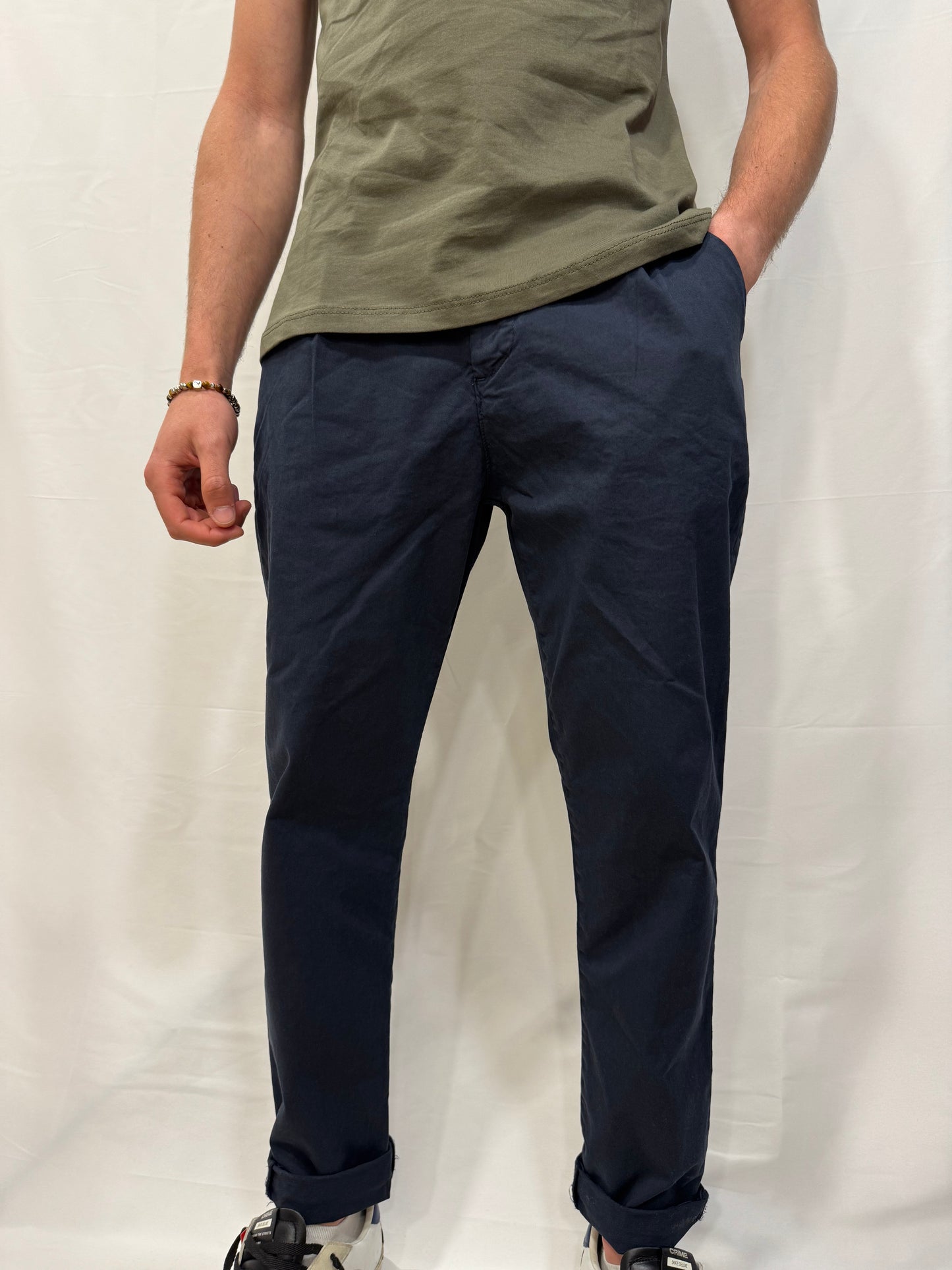 Pantalone Diego Elastic Tasca alla Francese