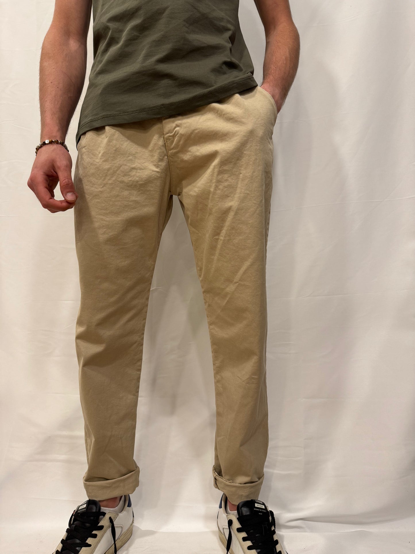 Pantalone Diego Elastic Tasca alla Francese