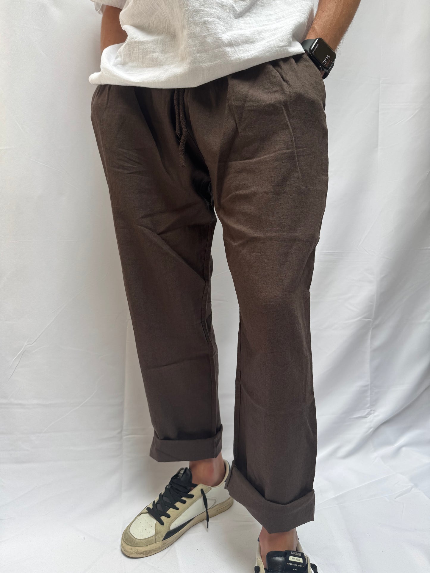 Pantalone Paolo lungo 100% lino