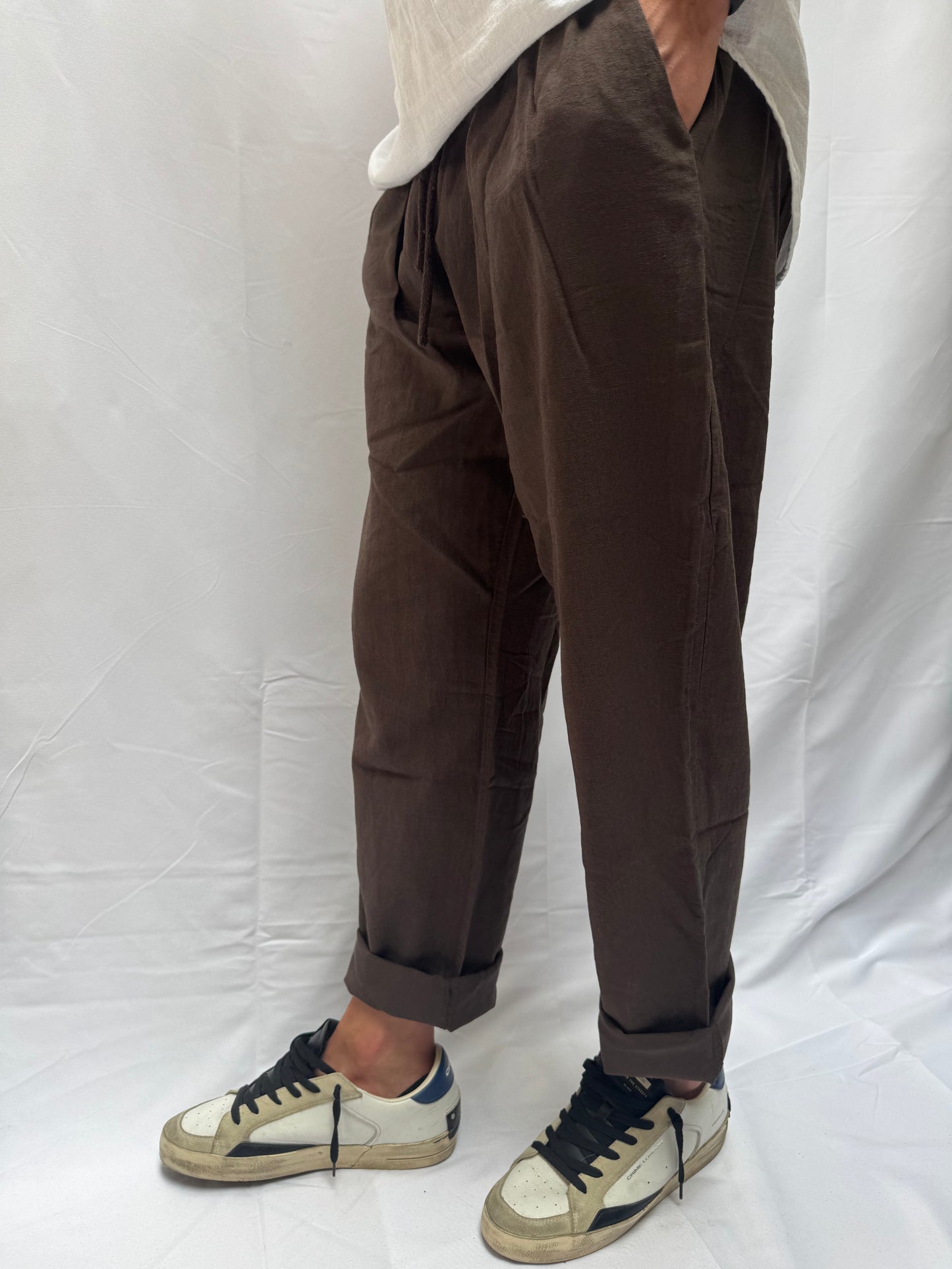 Pantalone Paolo lungo 100% lino