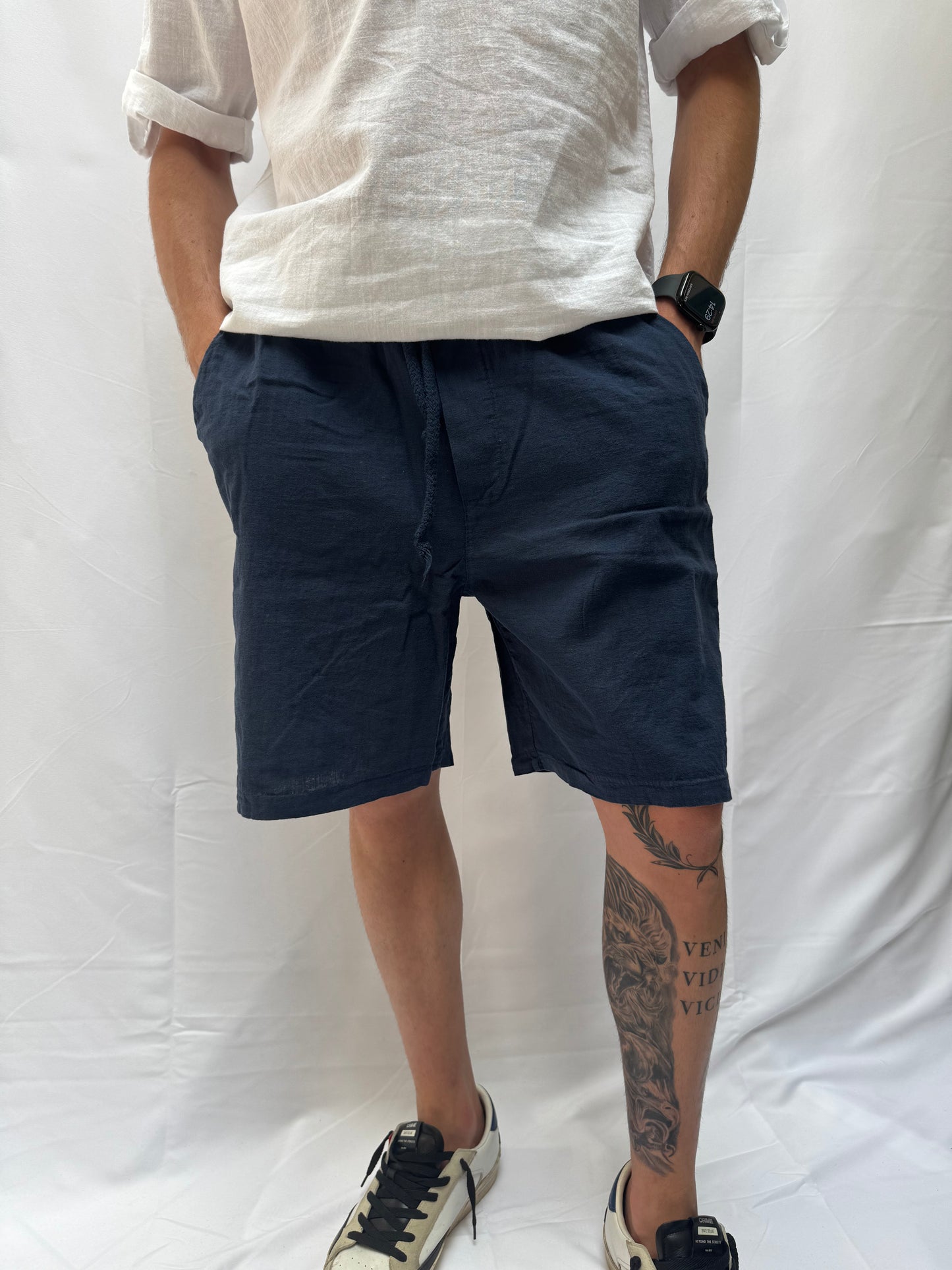 Pantalone corto Ulisse 100% lino