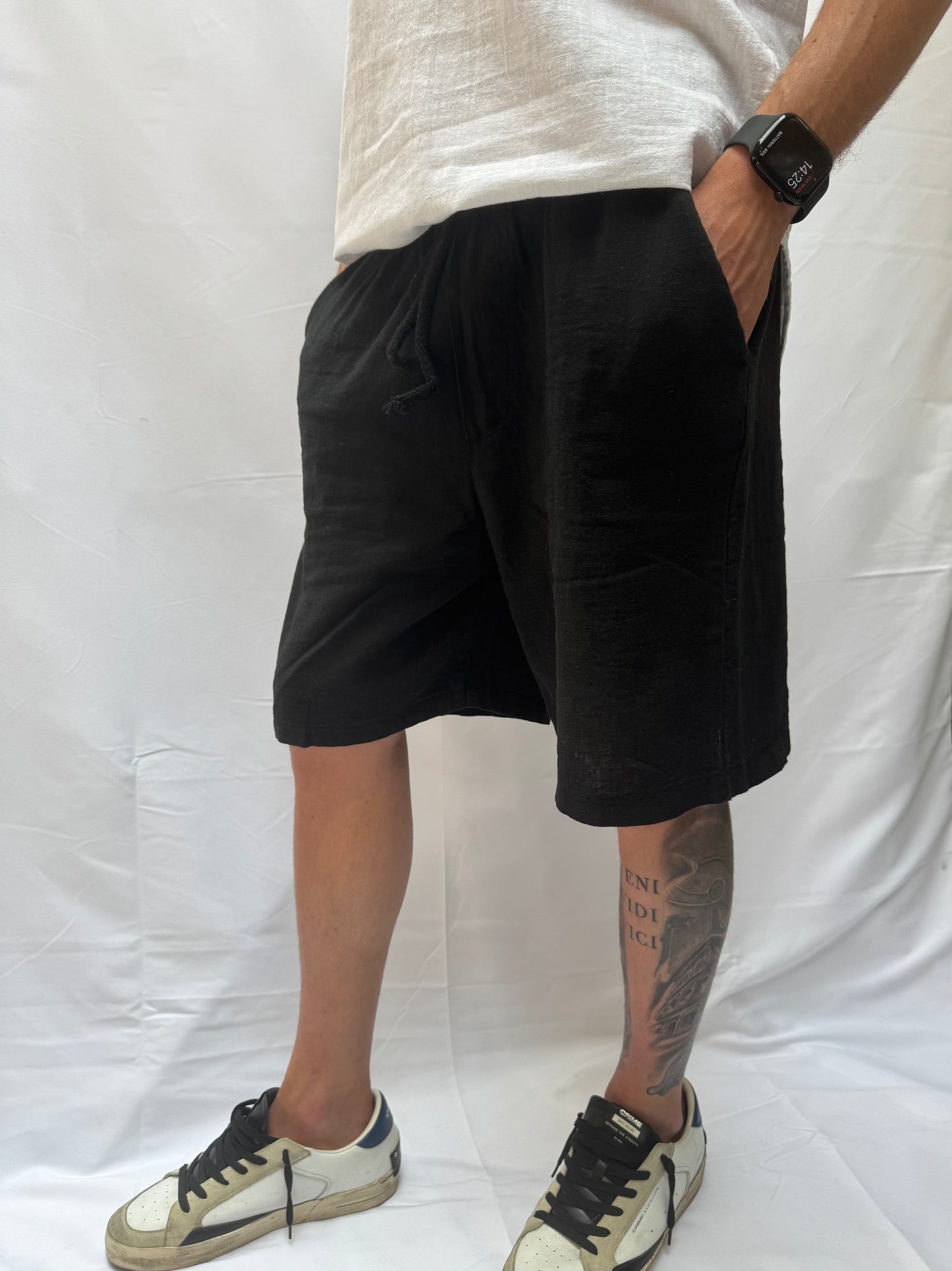 Pantalone corto Ulisse 100% lino