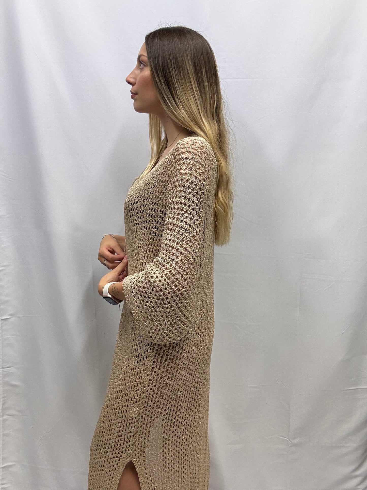 Spolverino Ginevra Lurex lungo