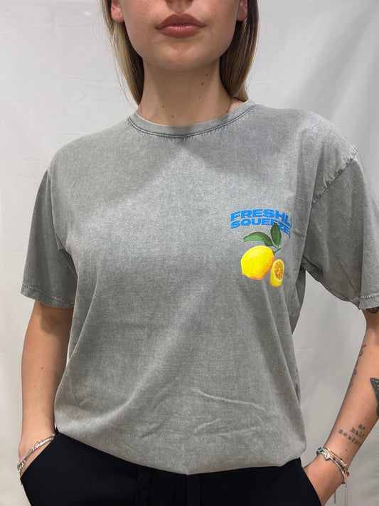 T-shirt Giorgia Donna Stampa Limone