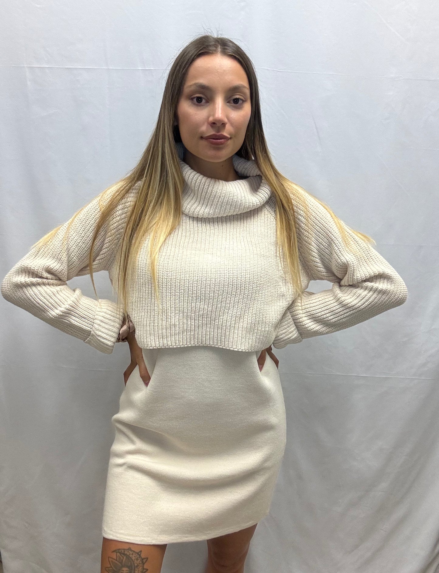 Abito Misto Alpaca Clarissa