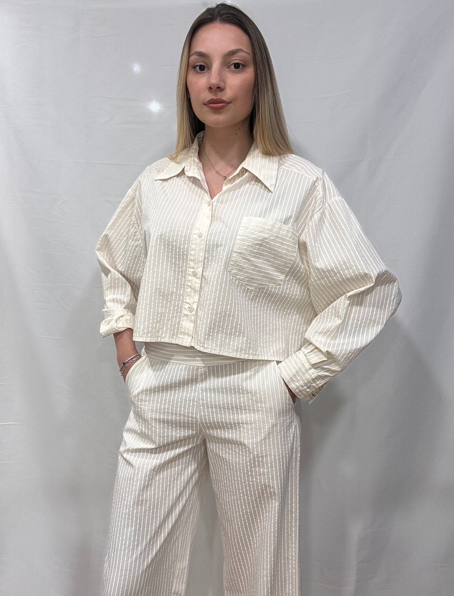 Blusa Francesca Cotone a righe