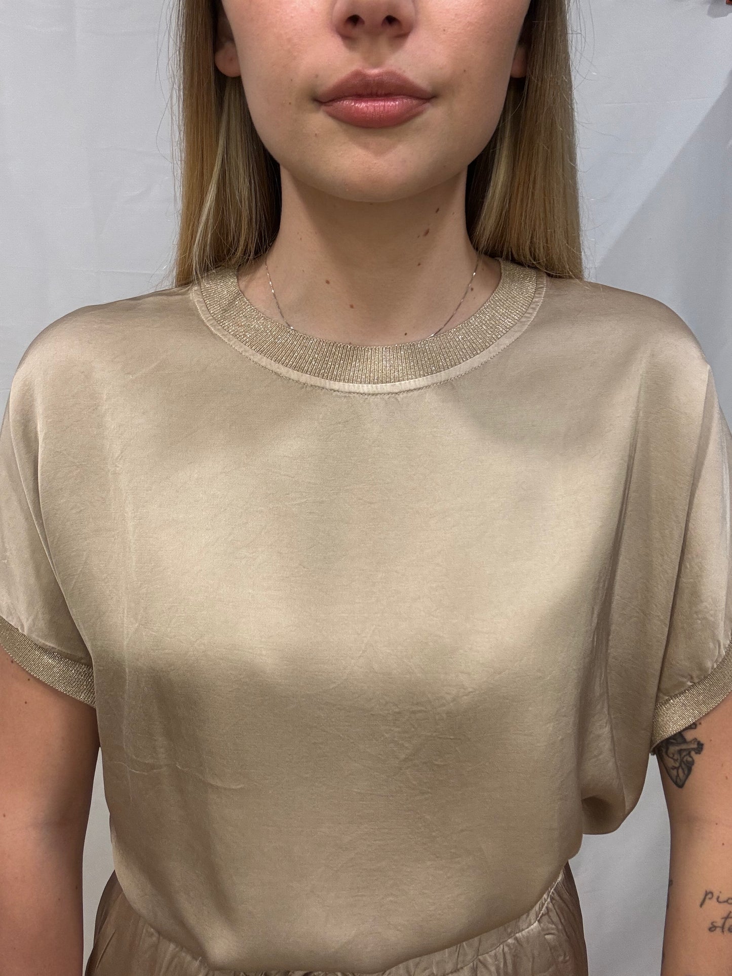 Blusa Amelia viscosa/lurex