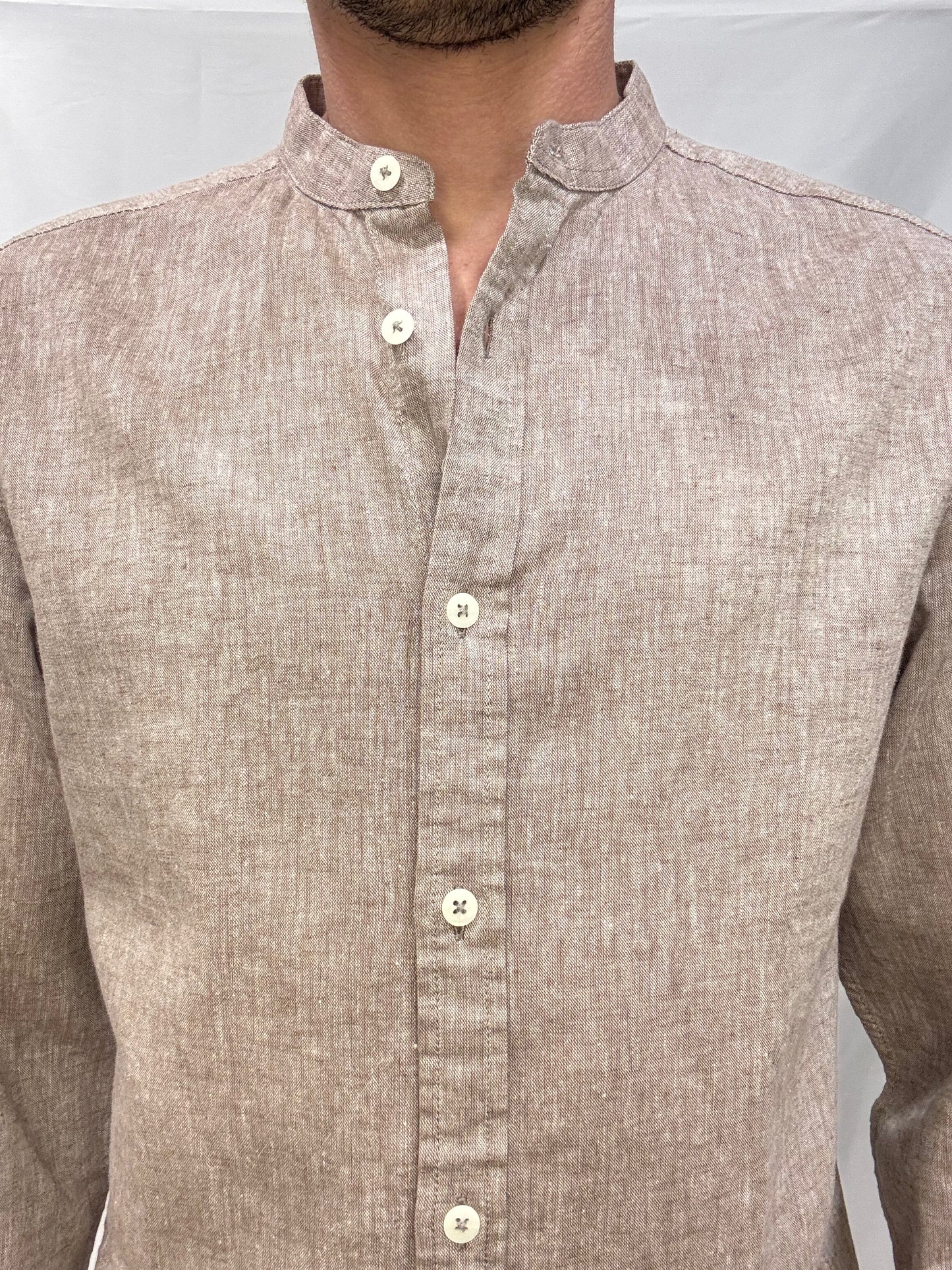 Camicia Vittorio Coreana Manica Lunga