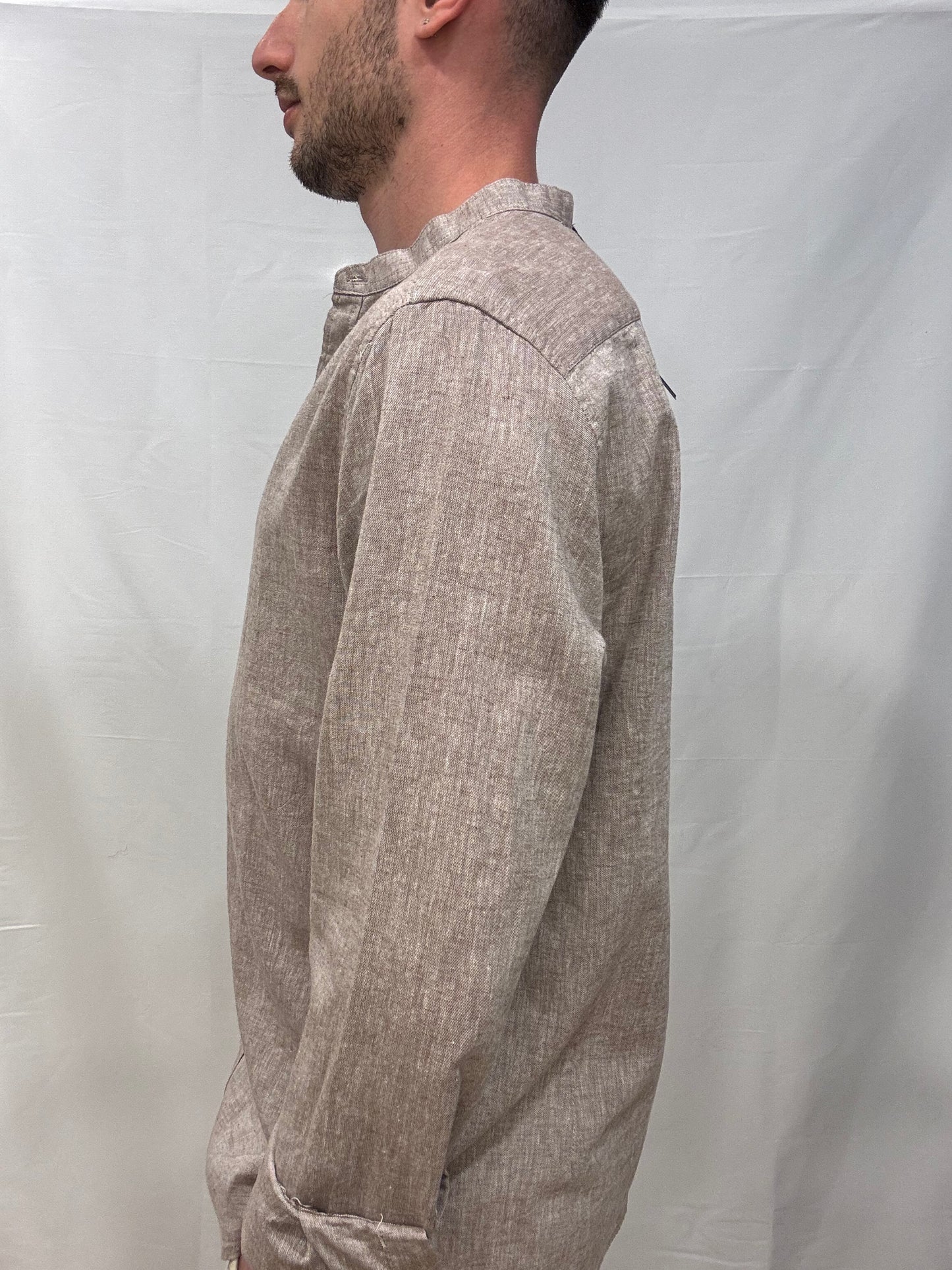 Camicia Vittorio Coreana Manica Lunga