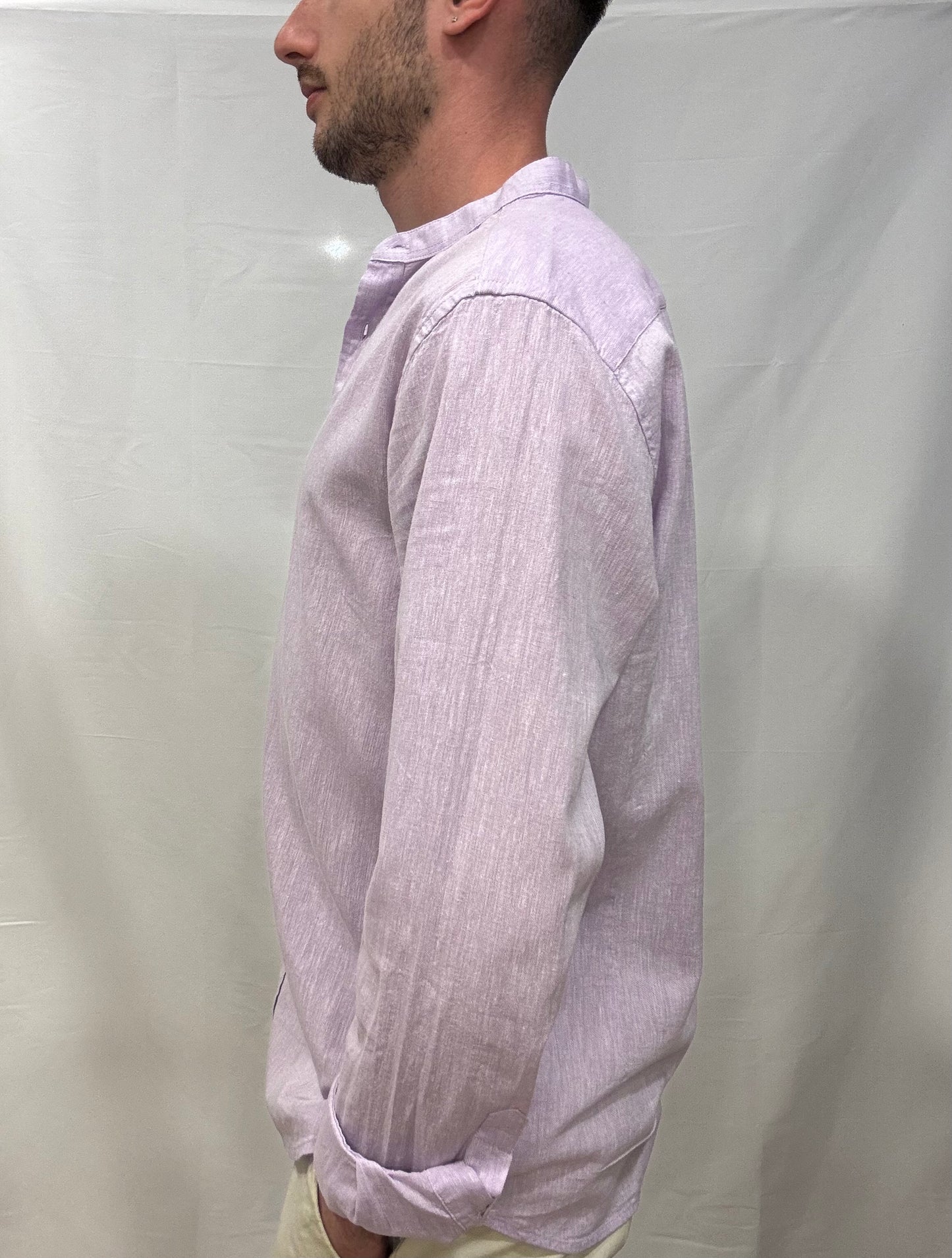 Camicia Vittorio Coreana Manica Lunga