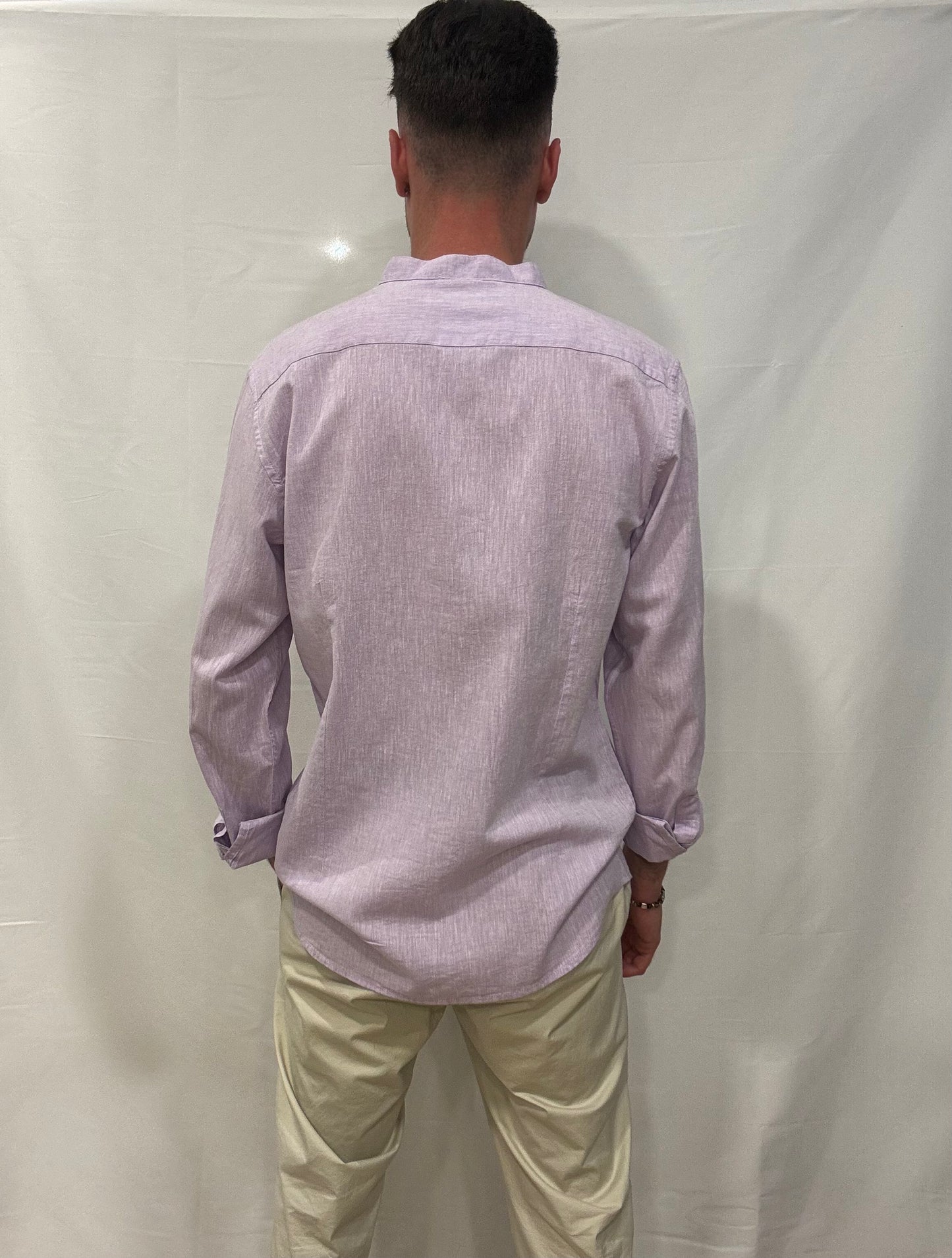 Camicia Vittorio Coreana Manica Lunga