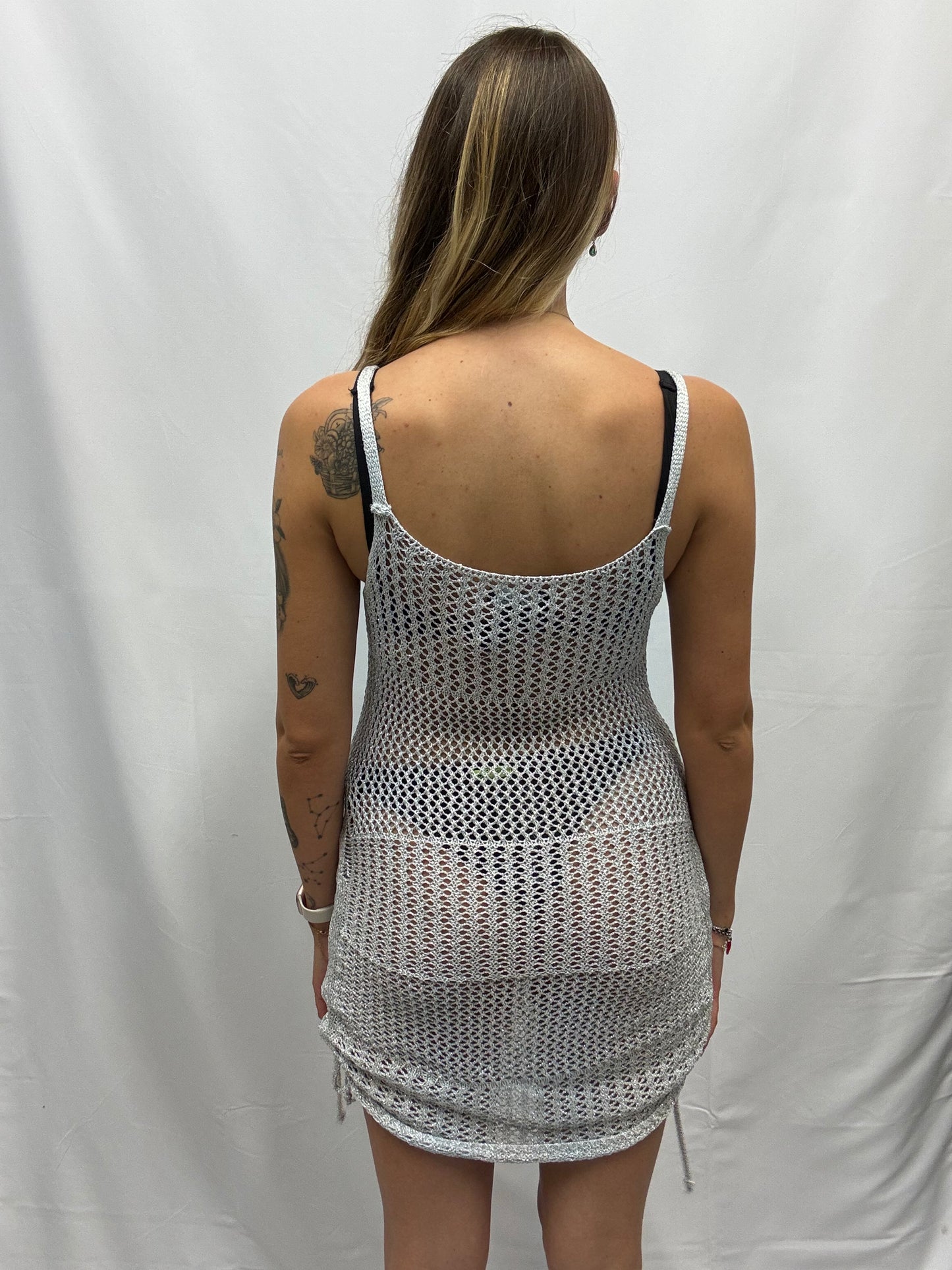 Copricostume Vanessa lurex corto