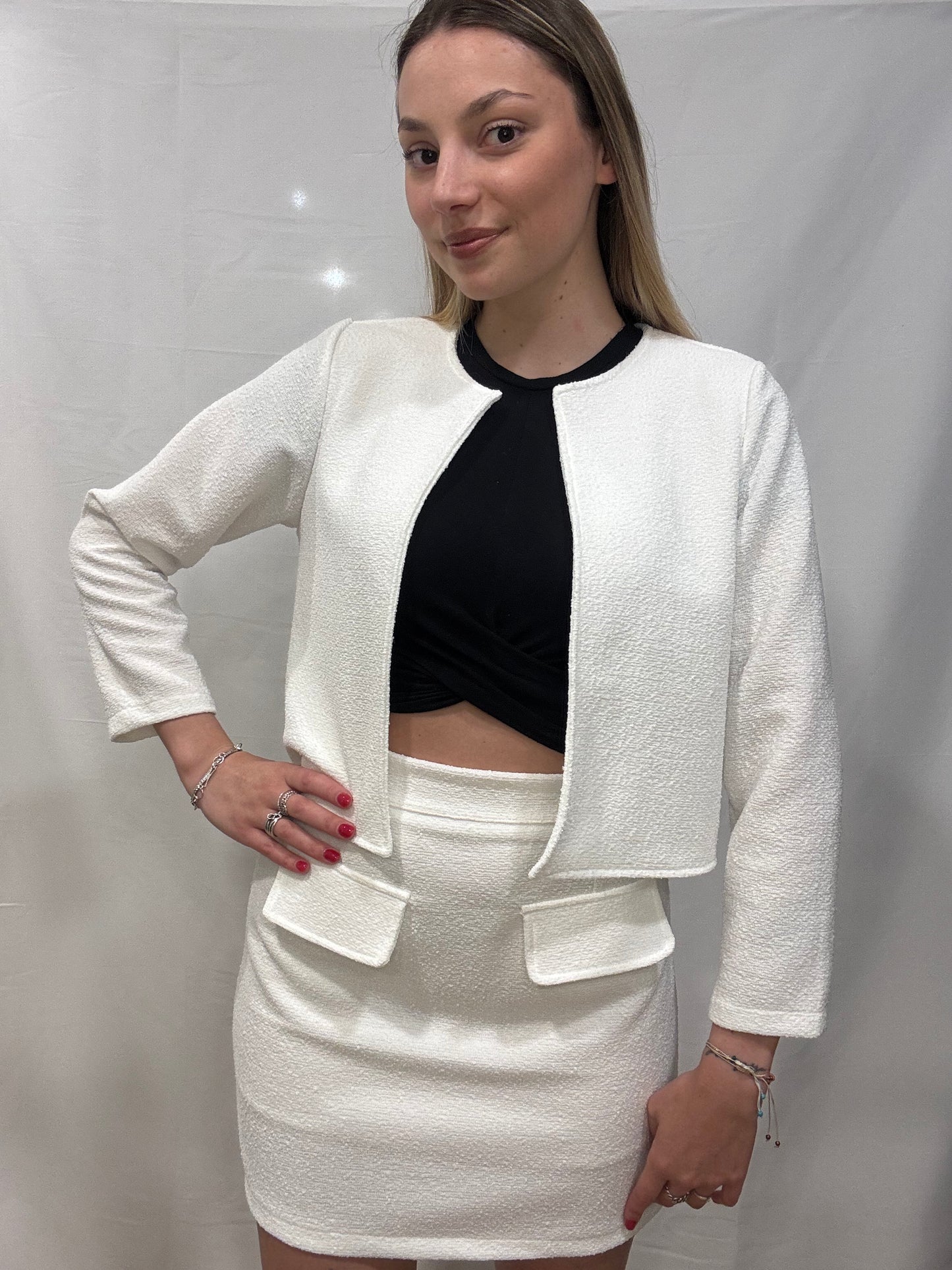 Giacca Andrea Corta Bouclè