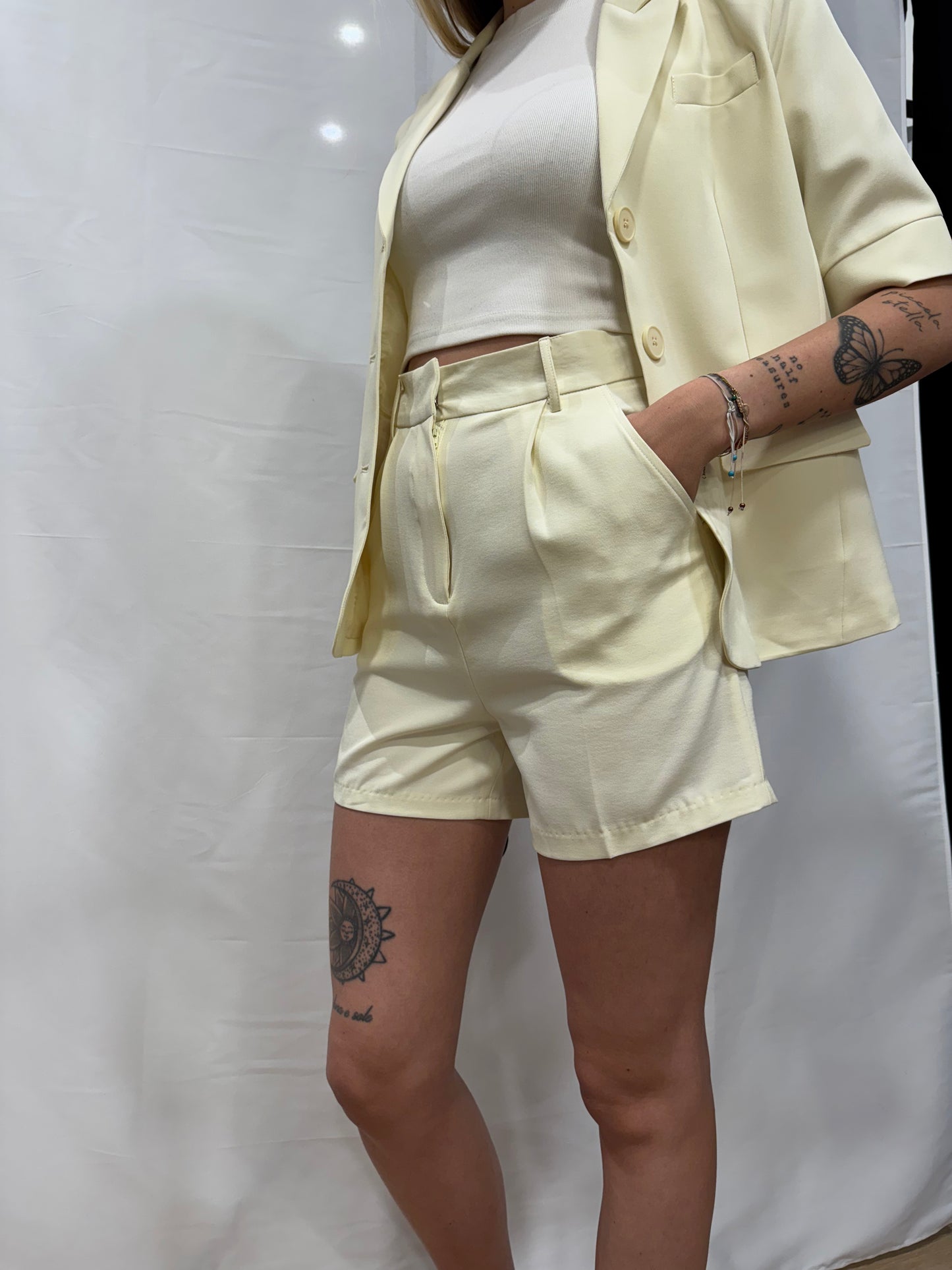 Pantaloncino Anastasia con rovescia Corto