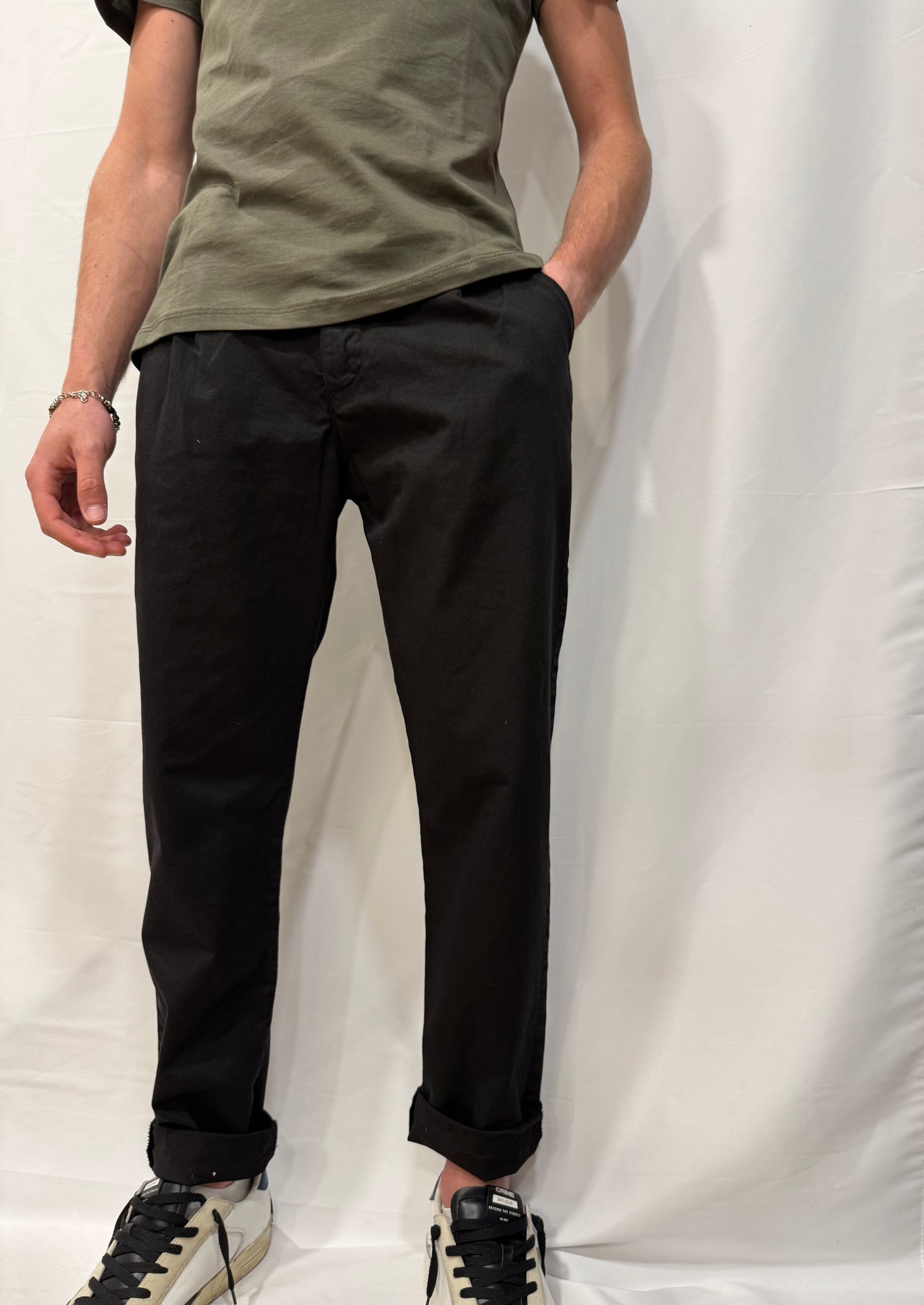 Pantalone Diego Elastic Tasca alla Francese