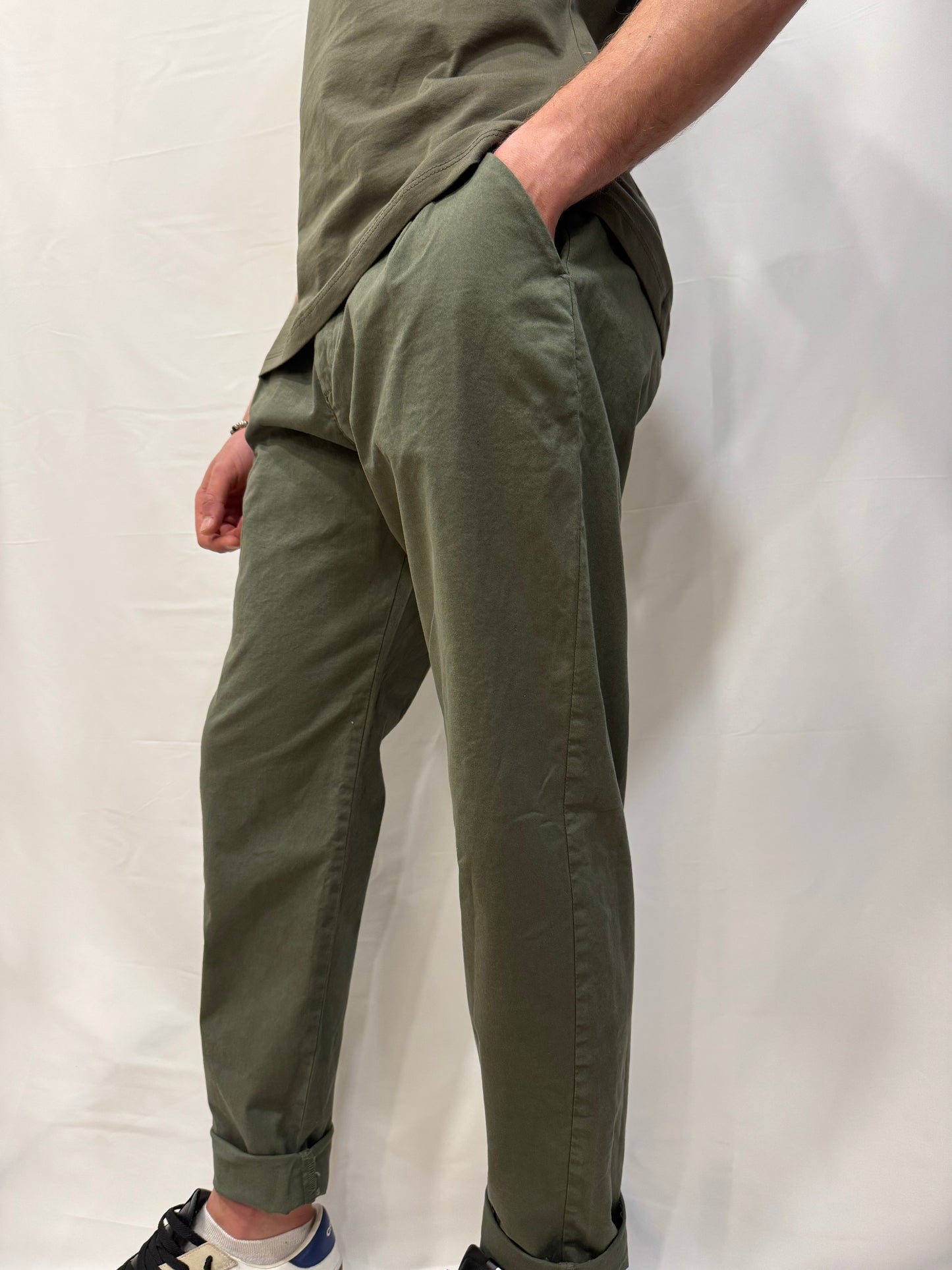 Pantalone Diego Elastic Tasca alla Francese