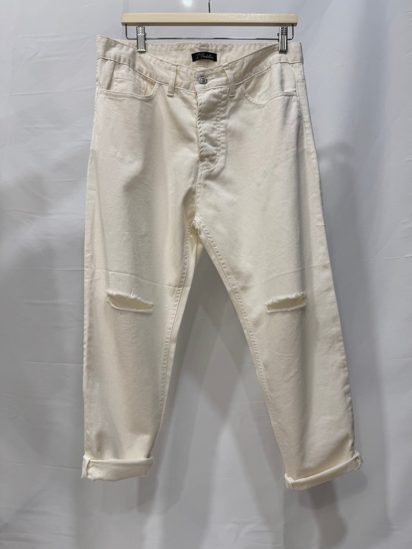 Denim Gabriele Bianco Uomo