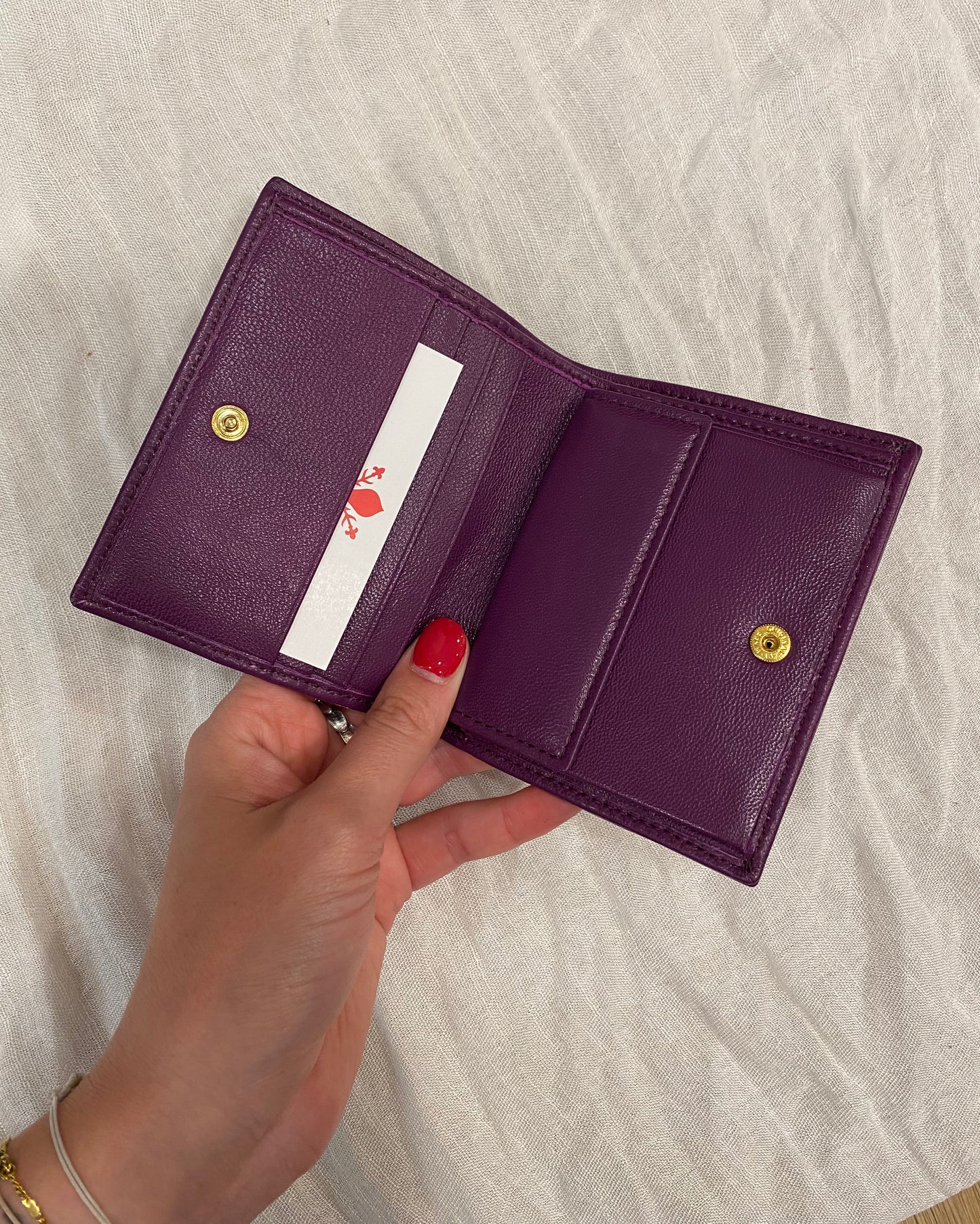 Portafoglio donna viola